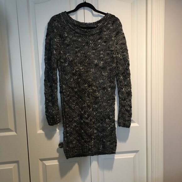 Maison Scotch long Arctic Knit sweater Grey size 2